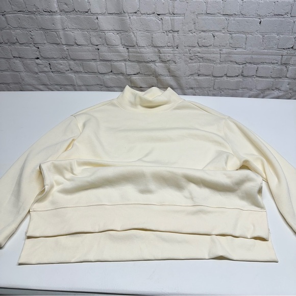 Anthropologie Maeve Cream funnel neck sweater size Small - Picture 9 of 10